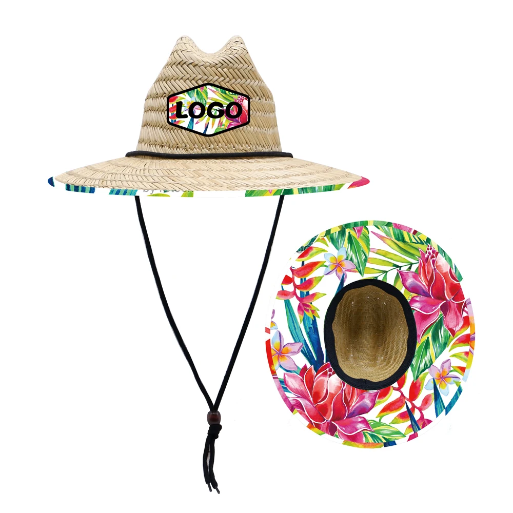 Женская соломенная шляпа с большими полями