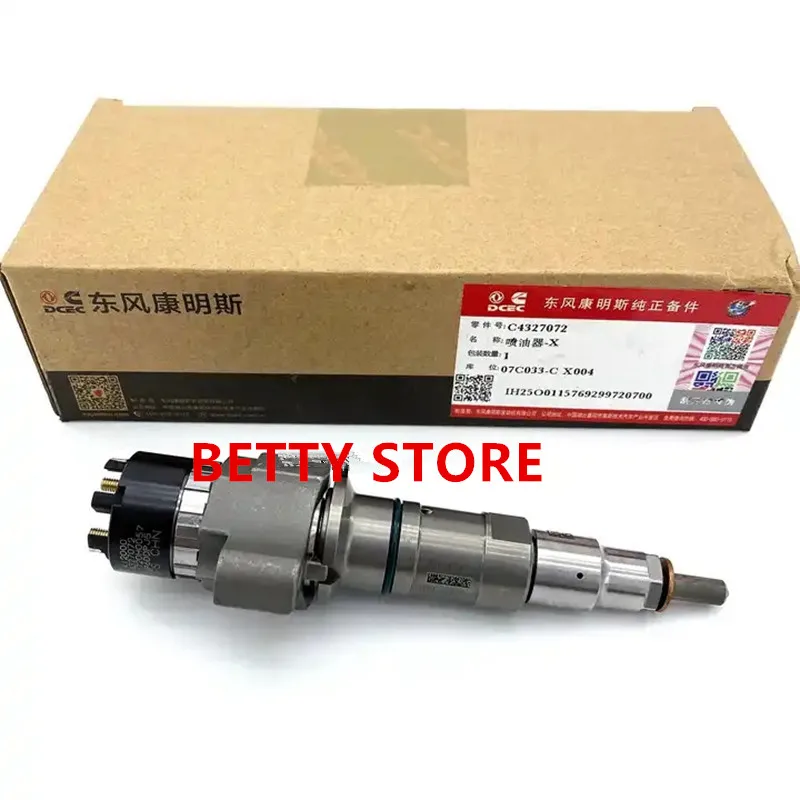 Genuine and new diesel fuel common rail injector 4327072 For Cummins ISL9.5 Engine