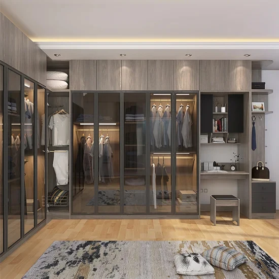 Hot Selling Functional Durable Almirah Sliding Door Stainless Steel Wardrobe