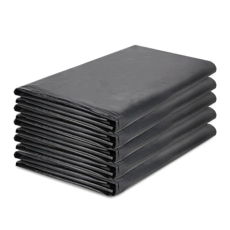 Black Trash Fold Custom Black Biodegradable Roll Manufacturers Plastic Garbage Bags