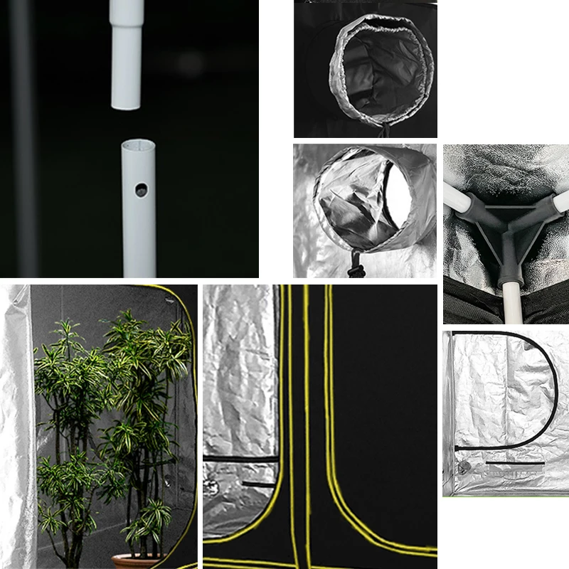 1680d mylar hydroponic grow systems 120x120x200 150x150x200 200x200x200 40x240x220 fitolamp corner cool grow hub grow tent
