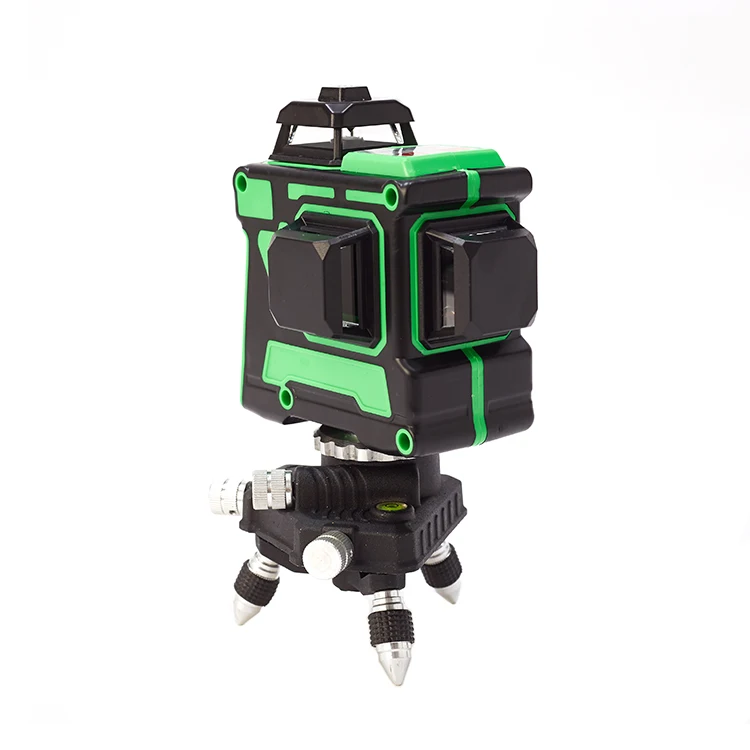 Automatic Self Leveling 360 Rotating Rotary 3D Laser Multi Cross Line Red Green Beam Laser Level 3D 12 Lines Meter