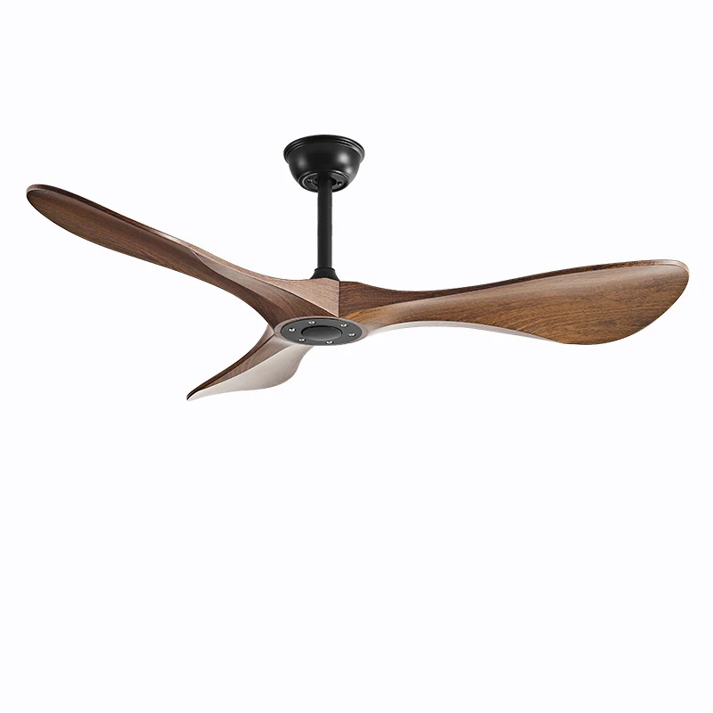 American Vintage Home Decorative Ceil Fan 3 Plywood Blade Electric DC Motor Ceiling Fan With Remote Control