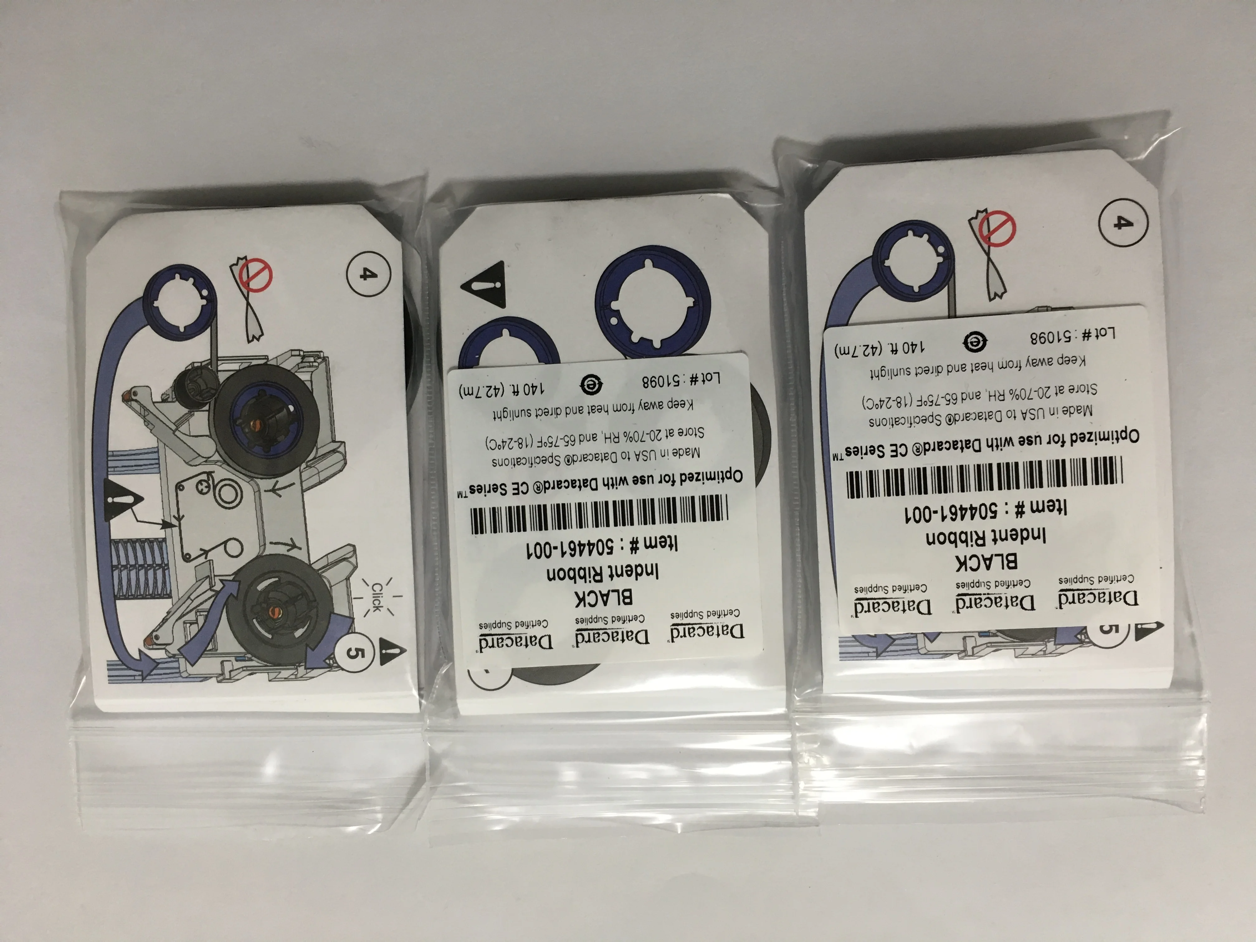 Datacard Indent черная лента 504461-001 для CE840 CE870