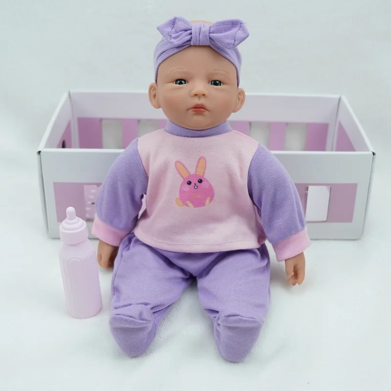12 inch Elaborately Handcrafted Collectible Non Toxic Material Real Life Baby Girl Dolls For Girls Nuturing Play