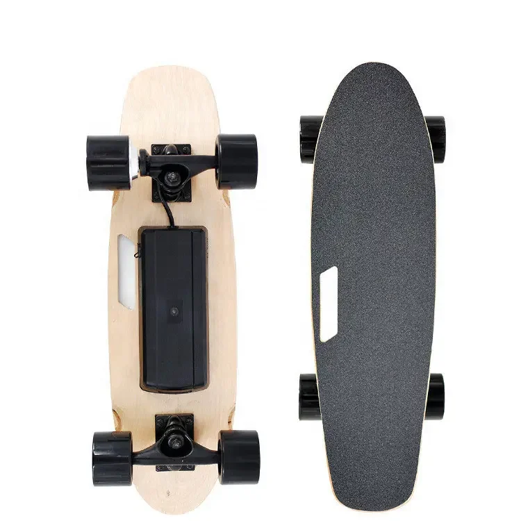 Wholesale price 80A wheel hardness small fish plate boosted electric skate board remote control evolve Electric skateboard