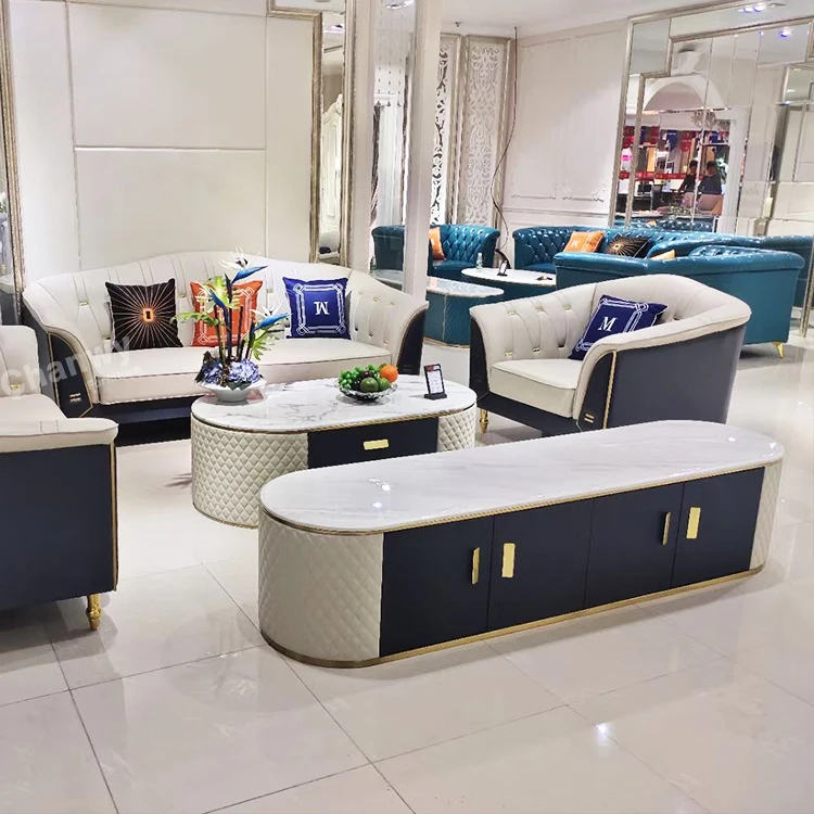 sofa set luxury home furniture italian leather black fabric 3 seater sofas