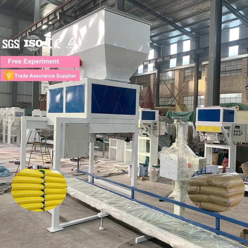 WINWORK Automatic 5-50kg Rice Grain Pellets Organic Fertilizer Bag Packing Machine