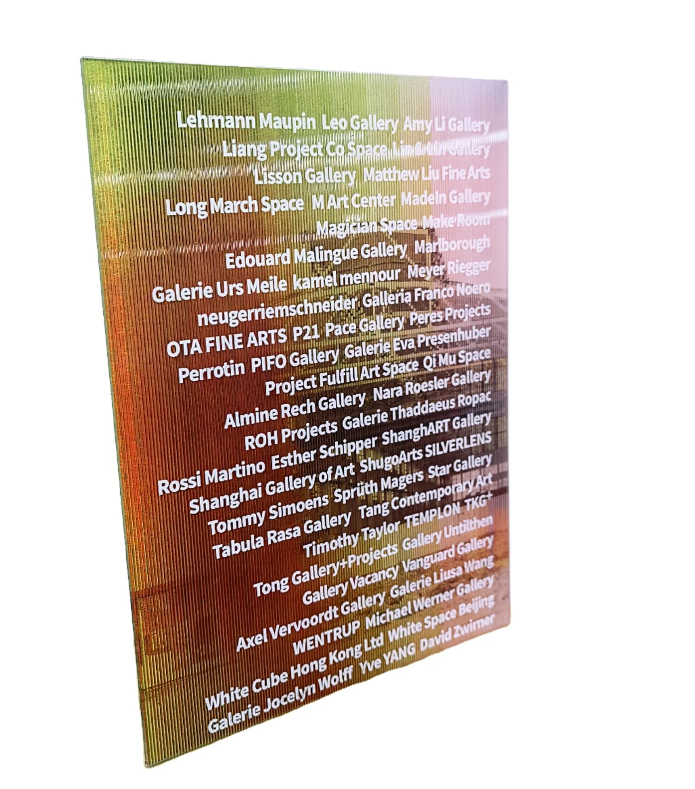 BIGIMAGE Custom Modernist Contemporary Artists 3D Works Display Colour changes High Definition Digital large Lenticular Printing