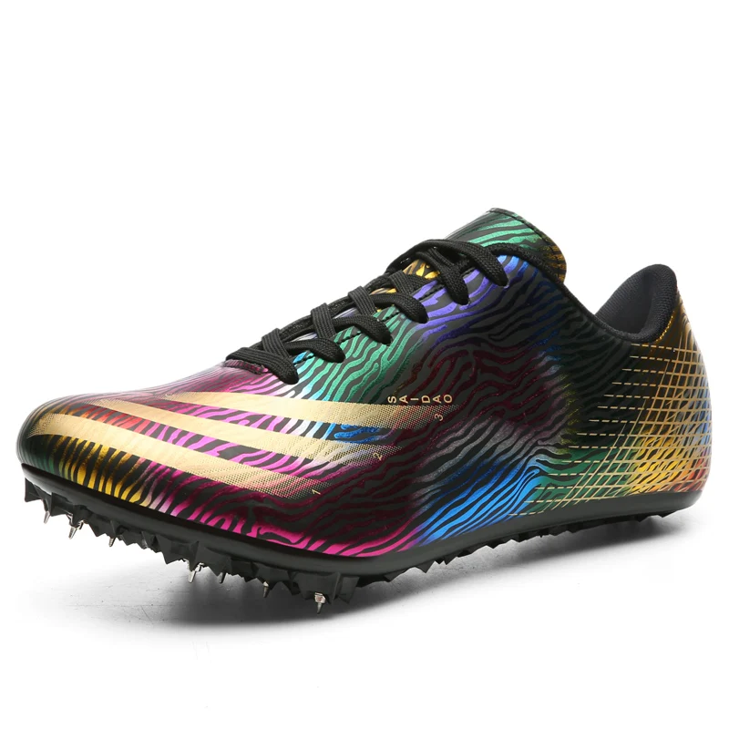 Wholesale Adult Track and Field Sprinting Long Jump Three Step Standing Spikes nail Shoes Sport Sneakers OEM ODM Service