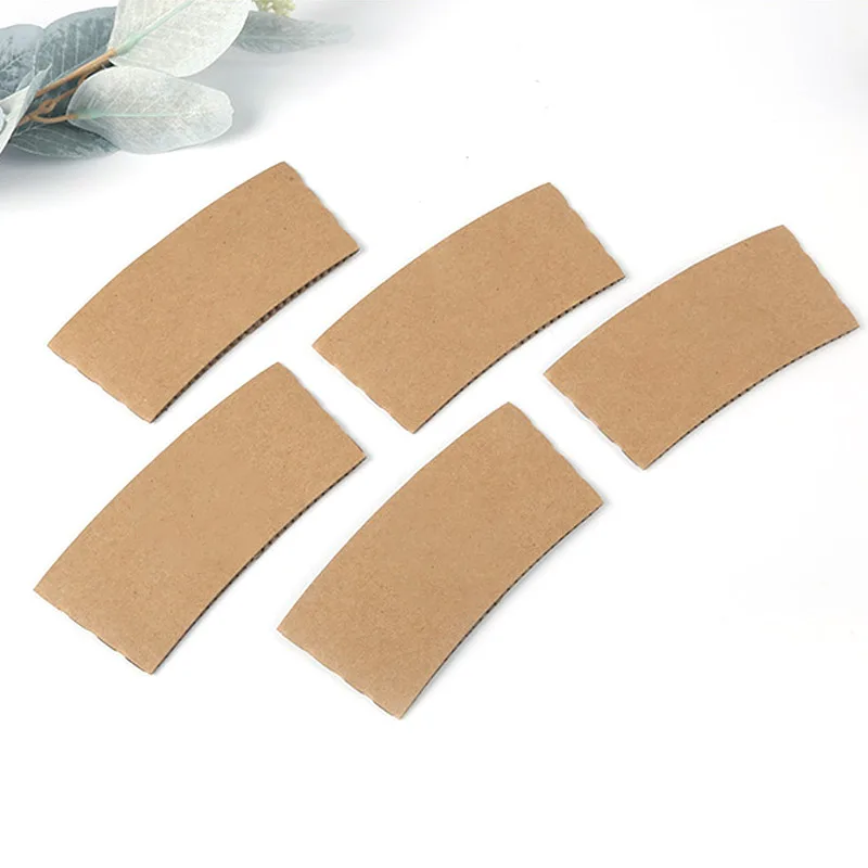 Eco-Friendly Disposable Plastic/Paper Cup Sleeve with Logo Printing