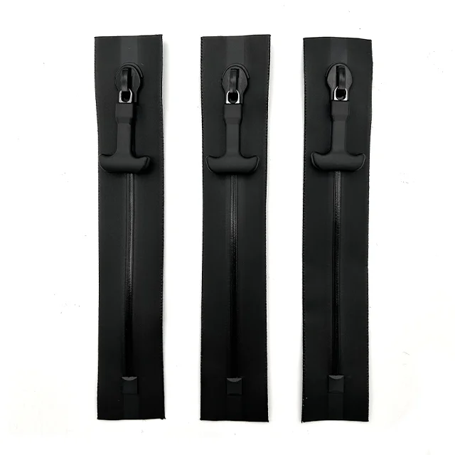 IPX7 8#TPU Airtight & Watertight Zippers Nylon Teeth for Rain Boots Rain Coat Garments Closed End Customize Waterproof Zip Airproof Zip