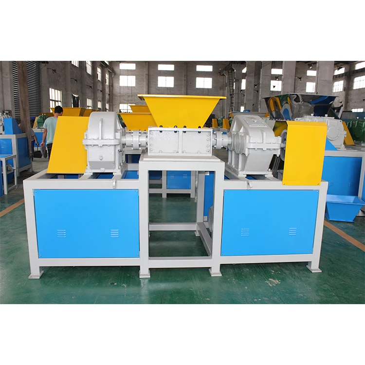 Heavy Duty Crusher Scrap Metal Shredder Waste Plastic Double Shaft Shredder