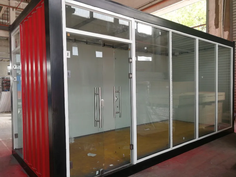 Supplier House Container Office Cost-saving Temporary Use 20ft Containers Gold Used for Glass Allstar Foldable Shop Modern China