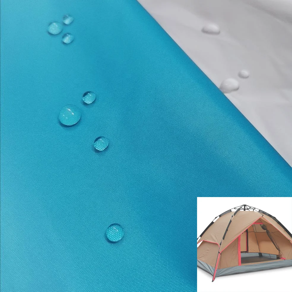 Danlu Textile High waterproof quality silver coating 210T taffeta fabric for tent/umbrella/car cover