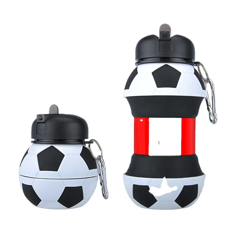 New Style BPA Free Water Bottle with Lid High Thermal Insulation Silicone PP Material for Outdoor Sports like Running Football