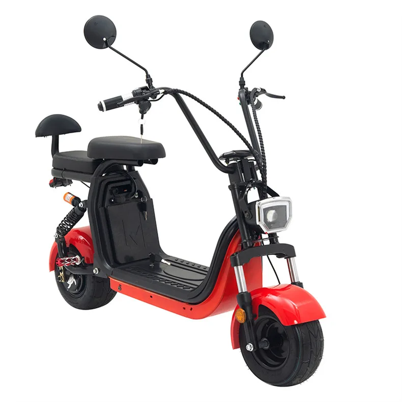 Two-Seater 1000W Citycoco Electric Scooter Adults New Arrival 18V 15Ah 20Ah Lithium Battery Digital Smart Type Unisex Applicable