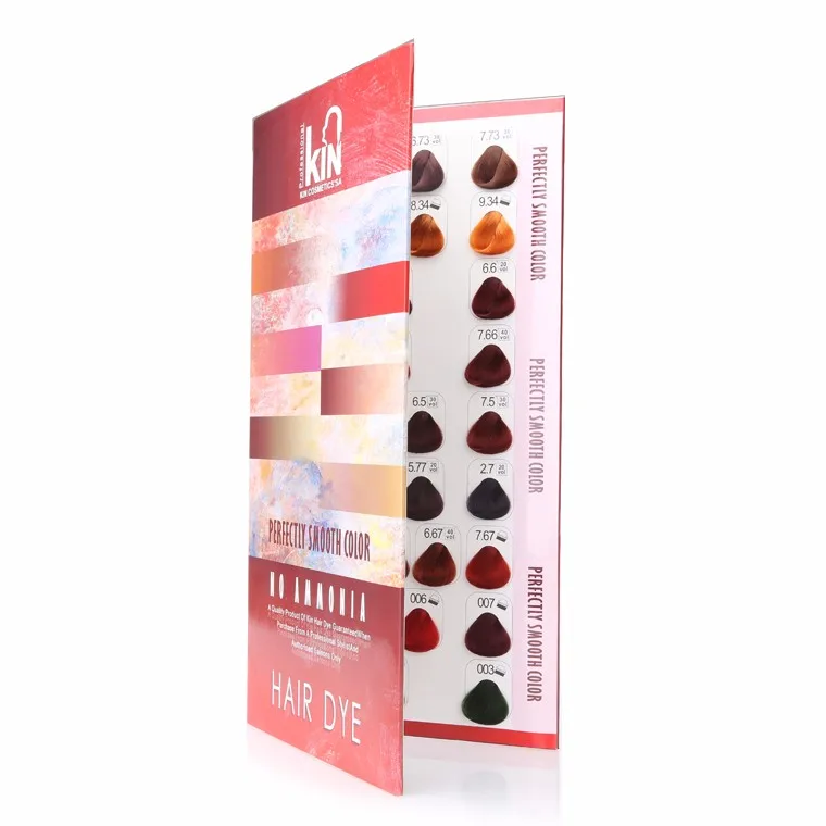 Превосходное качество и сохранение цвета 2-страница краска для волос образец цвета в таблице размеров Wella