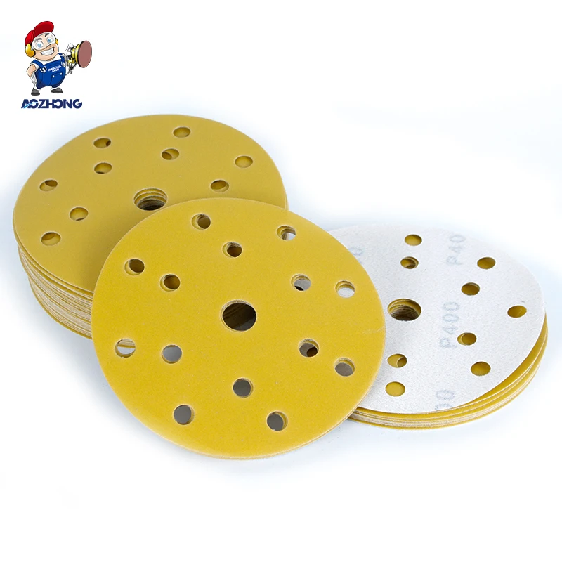 Round Stainless Steel Polishing Sand Paper For Automotive Aluminum Oxide Sandpaper Discs Abrasive Sanding Disc For Wood