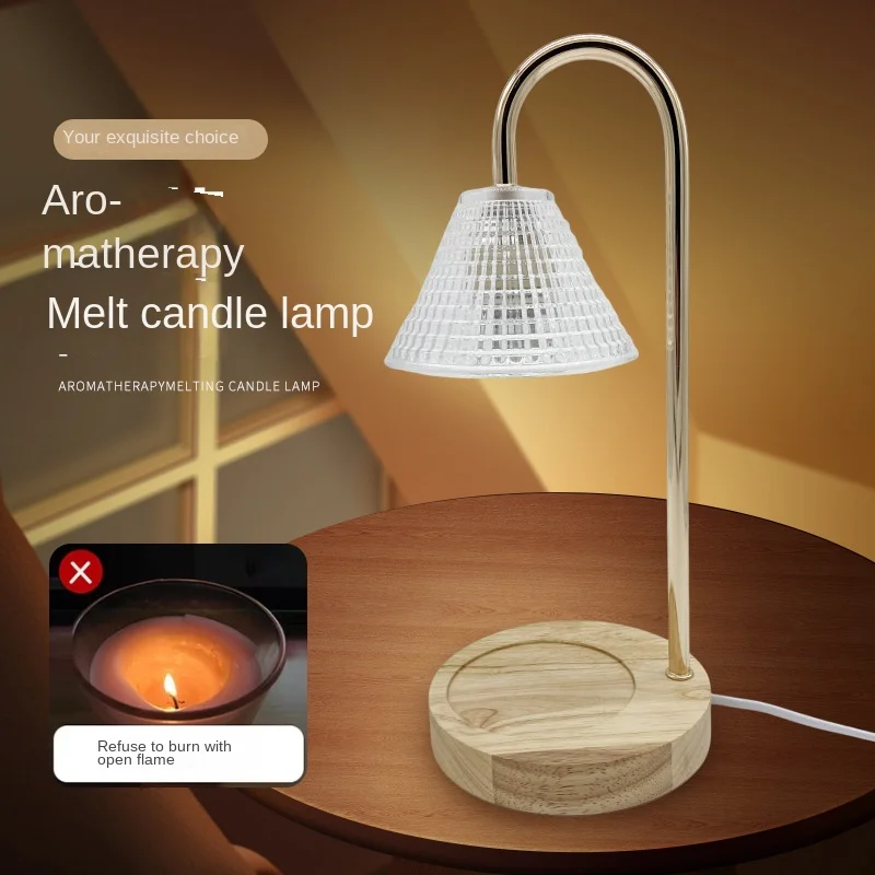 Wholesale LED Electric Wax Melt Warmer Smokeless Burned Candle Lamp Fragrance Accessories