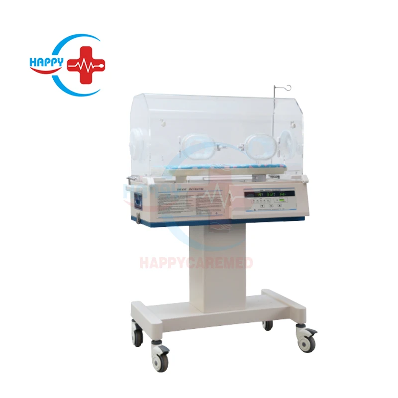 HC-E009C gospital icu transport newborn baby infant incubator with phototherapy
