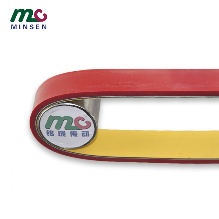 Red rubber conveyor belt processing customization/transmission belt/Drive belt