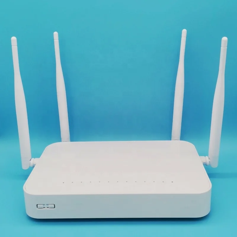 PON HGU Hot Selling English Version 1GE+3FE+1TEL+2USB+ WiFi Dual Band 4-track antenna 5DB GPON ONU Optical fiber modem