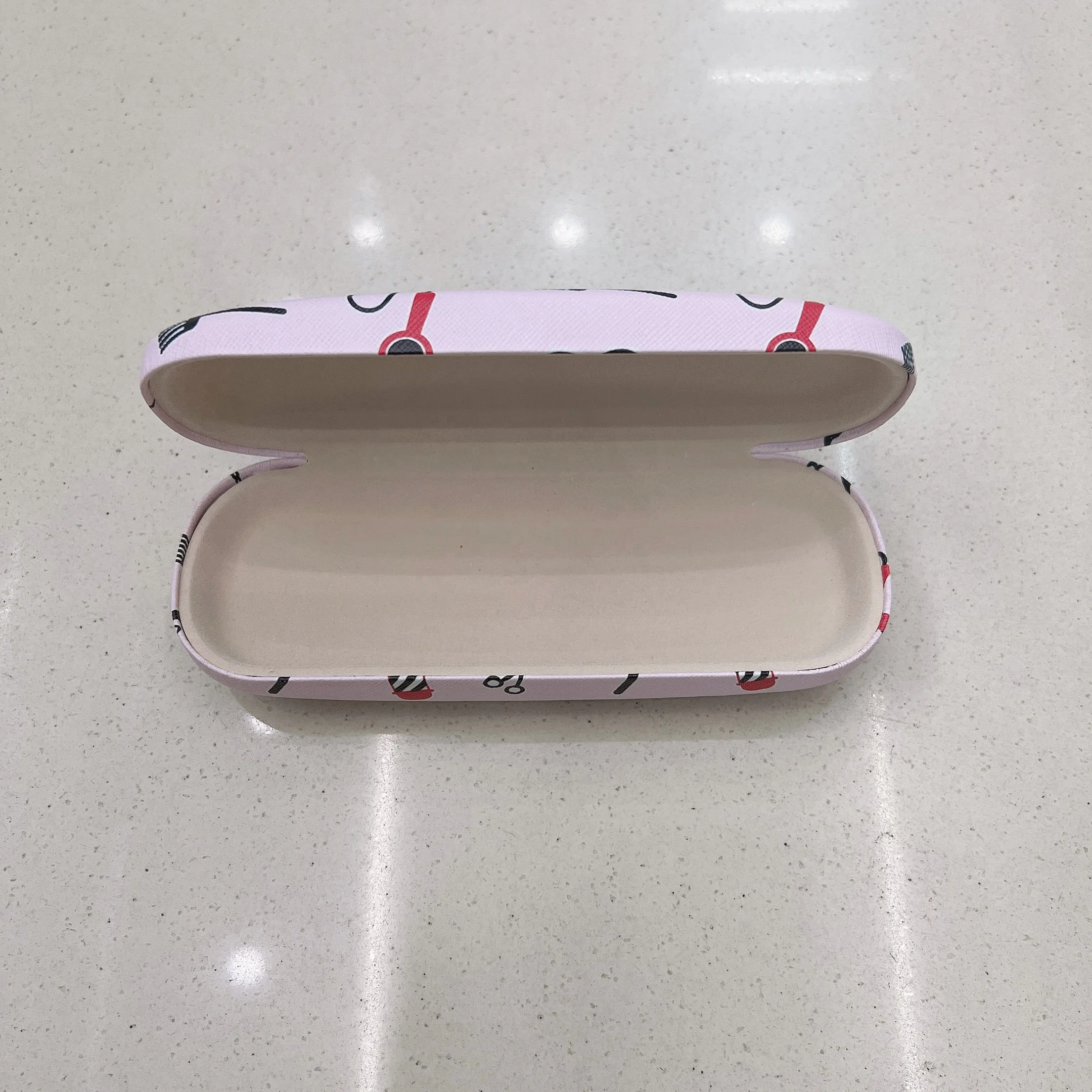 Custom pattern With imprint Logo  Custom Logo Barber Scissors Comb Kids Eyeglasses Case Cheap Good Quality Glasses Packaging Box
