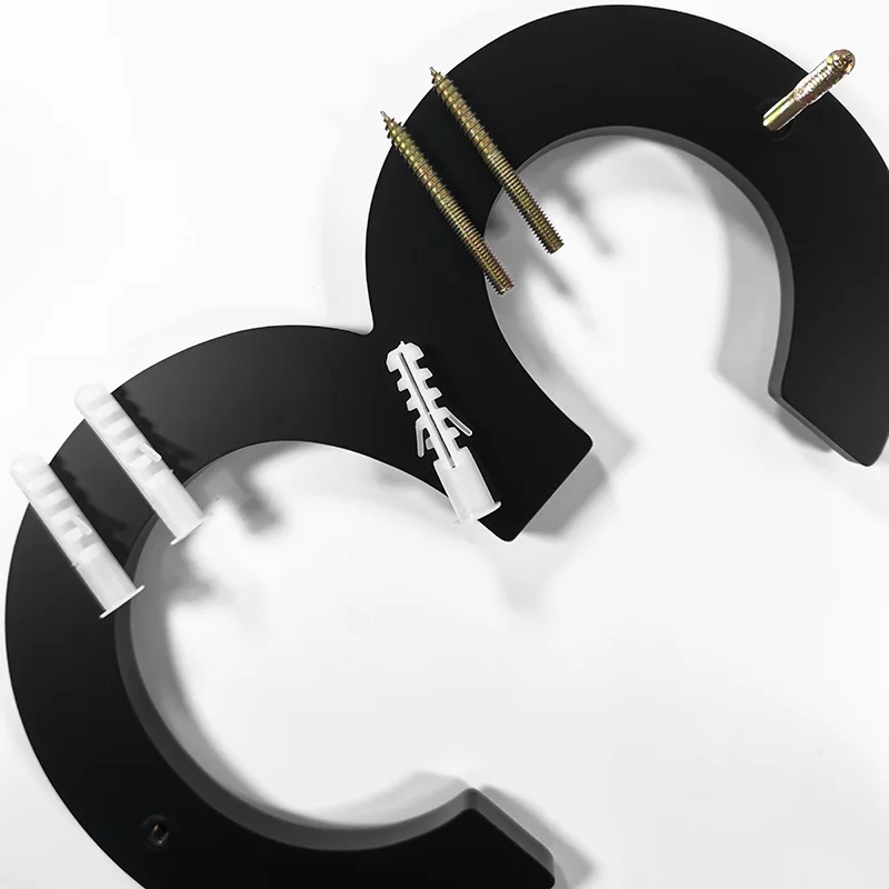 3D floating Customized digital house number High-grade residential villa door number address plate