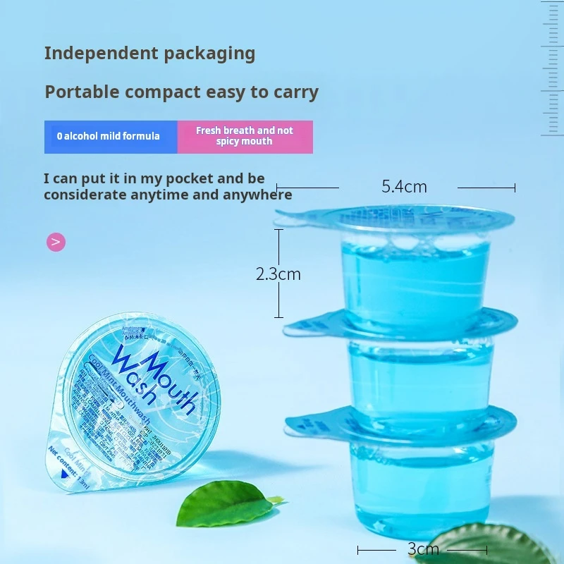 Portable jelly mouthwash twenty pieces in a gift box disposable mouthwash to freshen your mouth and clean your mouth