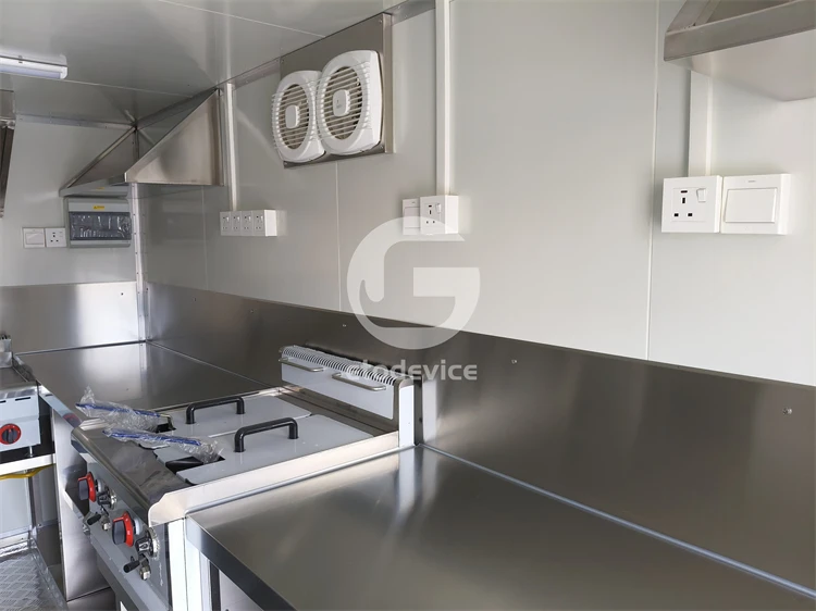 13ft Commercial Outdoor Coffee Food Truck Street  Mobile Food Truck USA Europe Australia With DOT/VIN For Sale