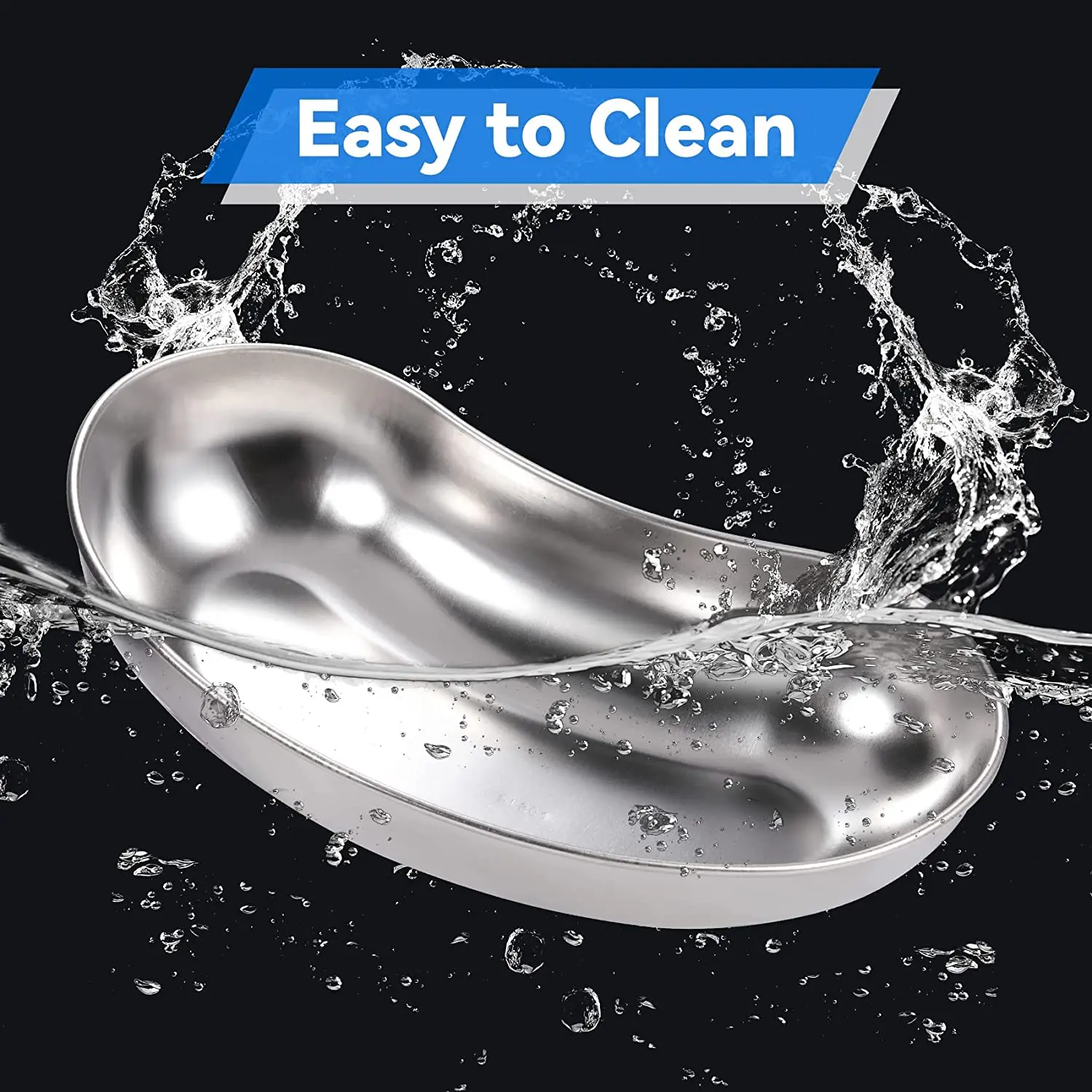 Medical Surgical Hospital Use Autoclavable Sterile 304 Stainless Steel Kidney Tray