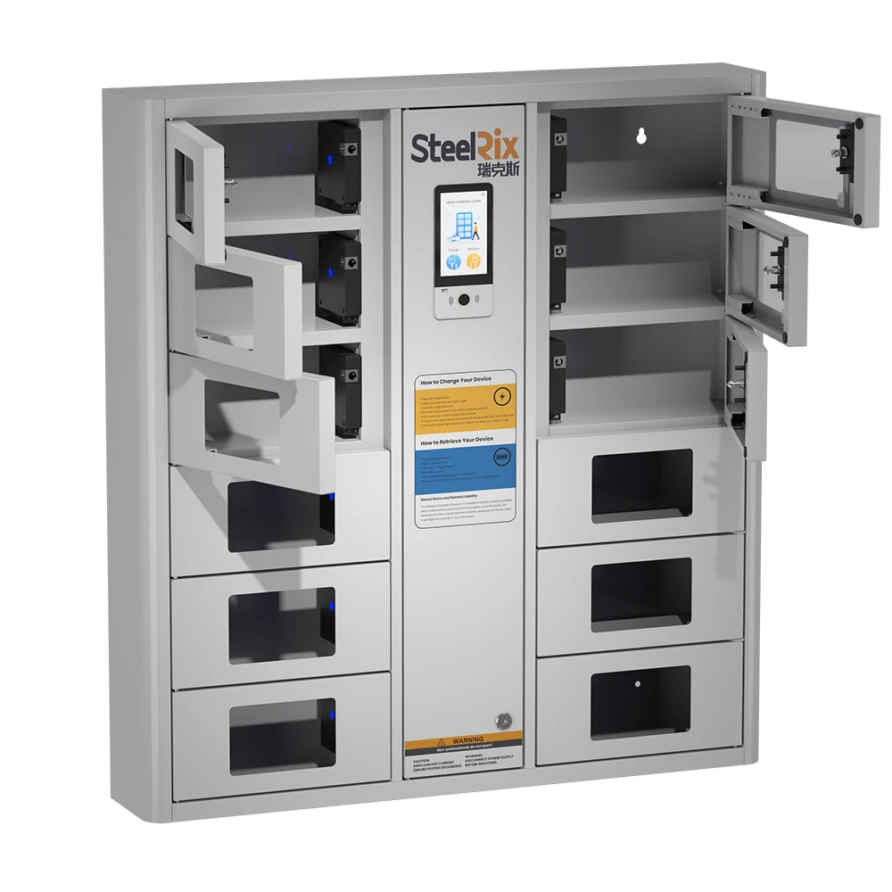 6 12 24 Door Mobile Phone Charging Locker School Cellphone Storage Locker Electronic Phone Locker