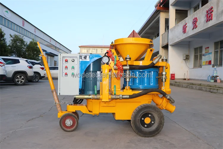 CE construction dry mix 9m3/h large capacity electric motor driven refractory shotcrete machine