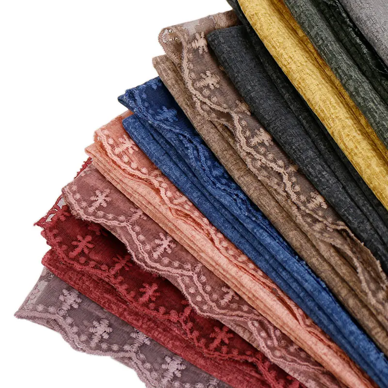 Hijabs Scarfs 2020 Hot Brand Women Scarf Spring Summer Silk Scarves Shawls and Wraps Lady  Beach Stoles Hijab Foulard