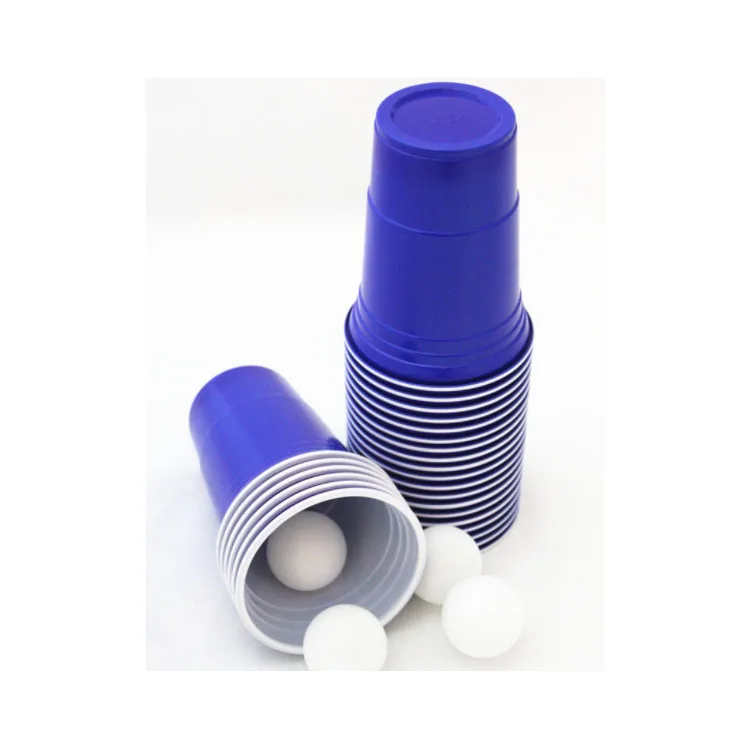 Juice Cup Clear Custom Plastic Disposable Custom Wholesale Party 16oz Black PS Beer Cup 10g 1000pcs 16OZ/510ML