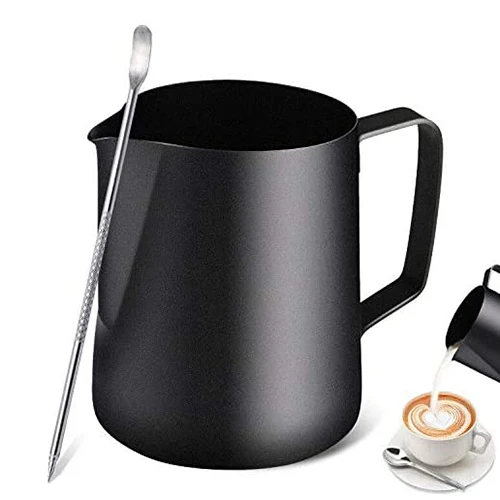 350/600/900ml Espresso Coffee Latte Art Pitcher Rainbow 304 Stainless Steel Milk Jug Milk Frothing Pitcher