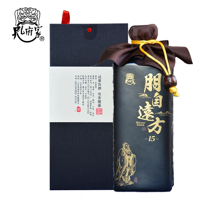 
Best Selling Quality 15 Confucius Family Liquor Welcome-My-Friends Chinese Alcohol Drink 