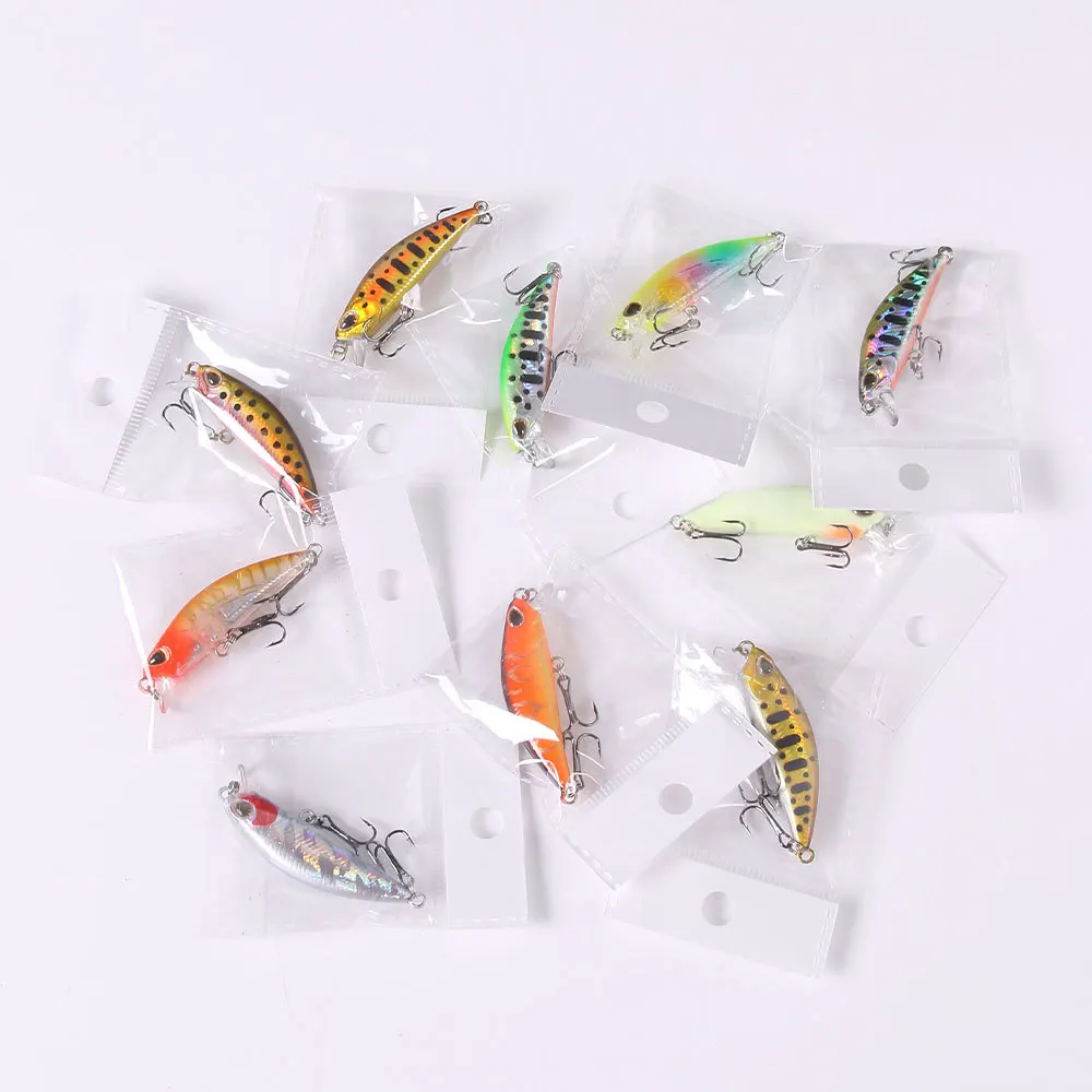 Wholesale 50mm 5g Saltwater Freshwater Hard Plastic Bait Slow Sinking Jerkbaits Suspending Minnow Fishing Lures For Trout Bass