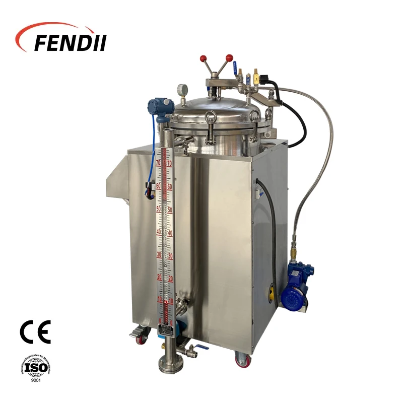 75L 100 Liter industrial steam autoclave 150L Plastic Bottle And Canned Food Steam Retort Sterilizer steam water bath sterilizer