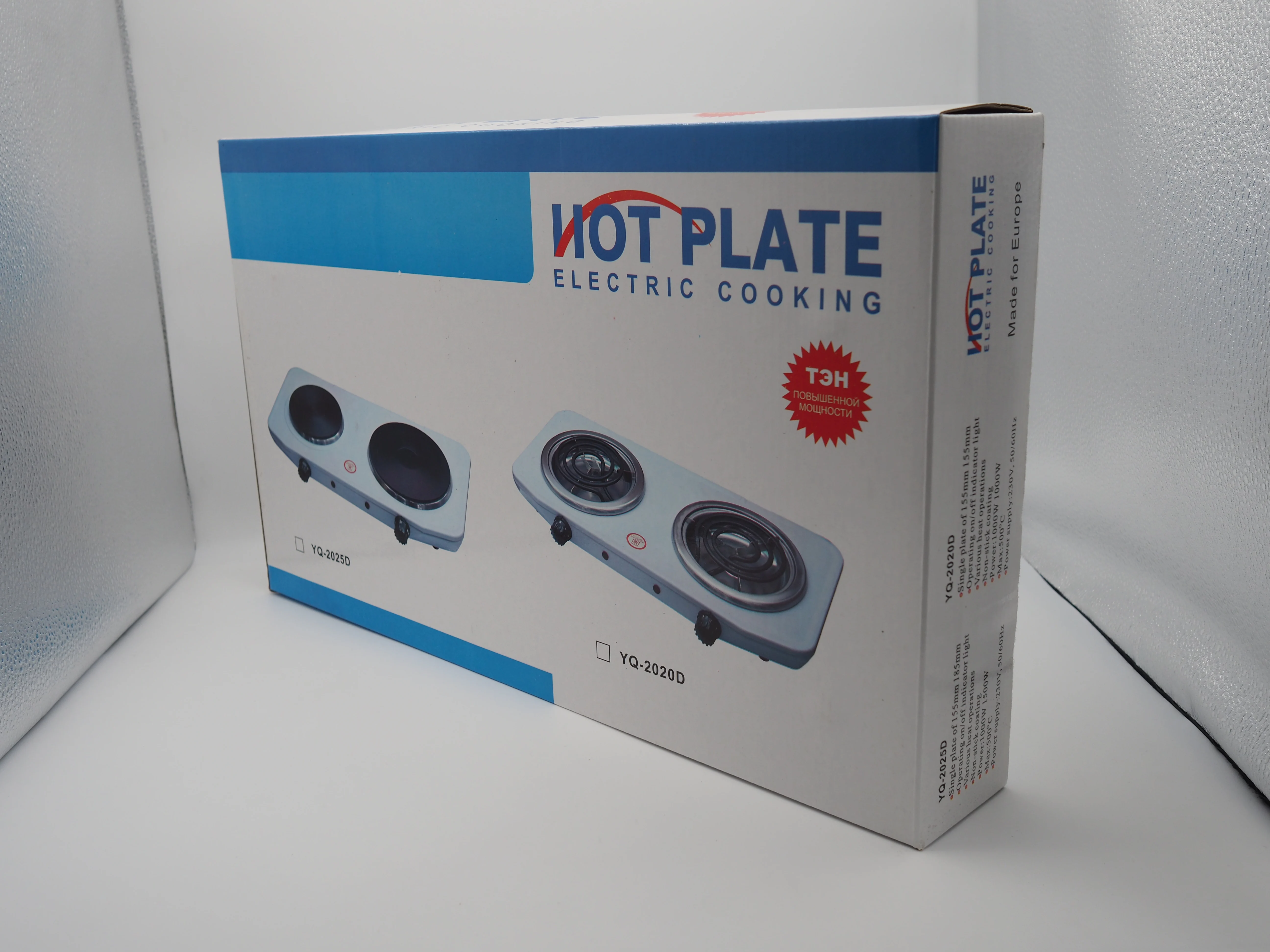 Kitchen Use 2500W Stainless Steel Electric Solid Hot Plate For Cooking