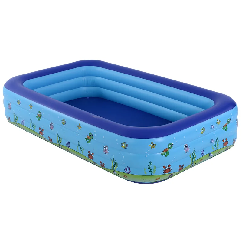 Large Garden Spa 3 Ring Padding Plastic Baby Swimming Pools Kids Adult Above Ground Inflatable Swimming Pool For Outdoor Home