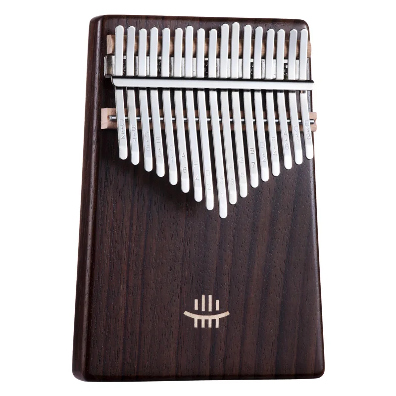
17 Key Thumb Piano Rosewood Square Shape Plate Series 17 Notes Kalimba 