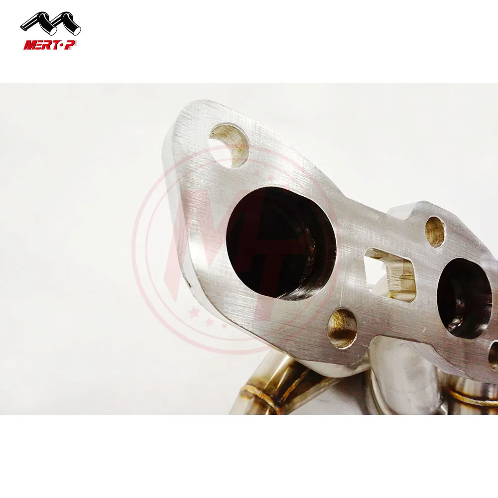 
Mertop SS 304 3mm Exhaust Turbo Manifold for RB20DET RB25DET Skyline 240sx S13 S14 R31 R32 R33 1989-1998 manifold with Waste Gat 