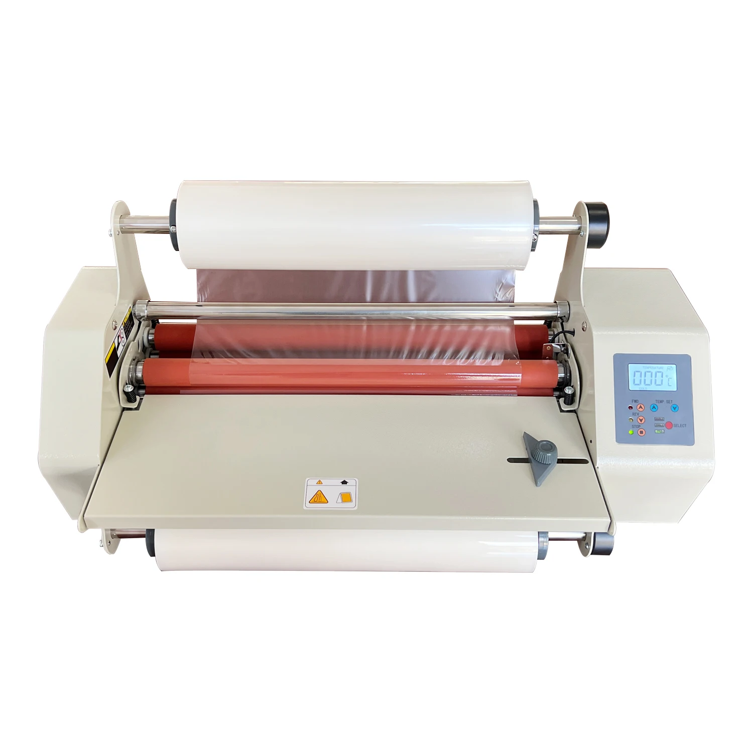 Pingda ECO-360 360mm A4 A3 electric cold & hot roll laminator machine Laminating thermal lamination machine with LED display