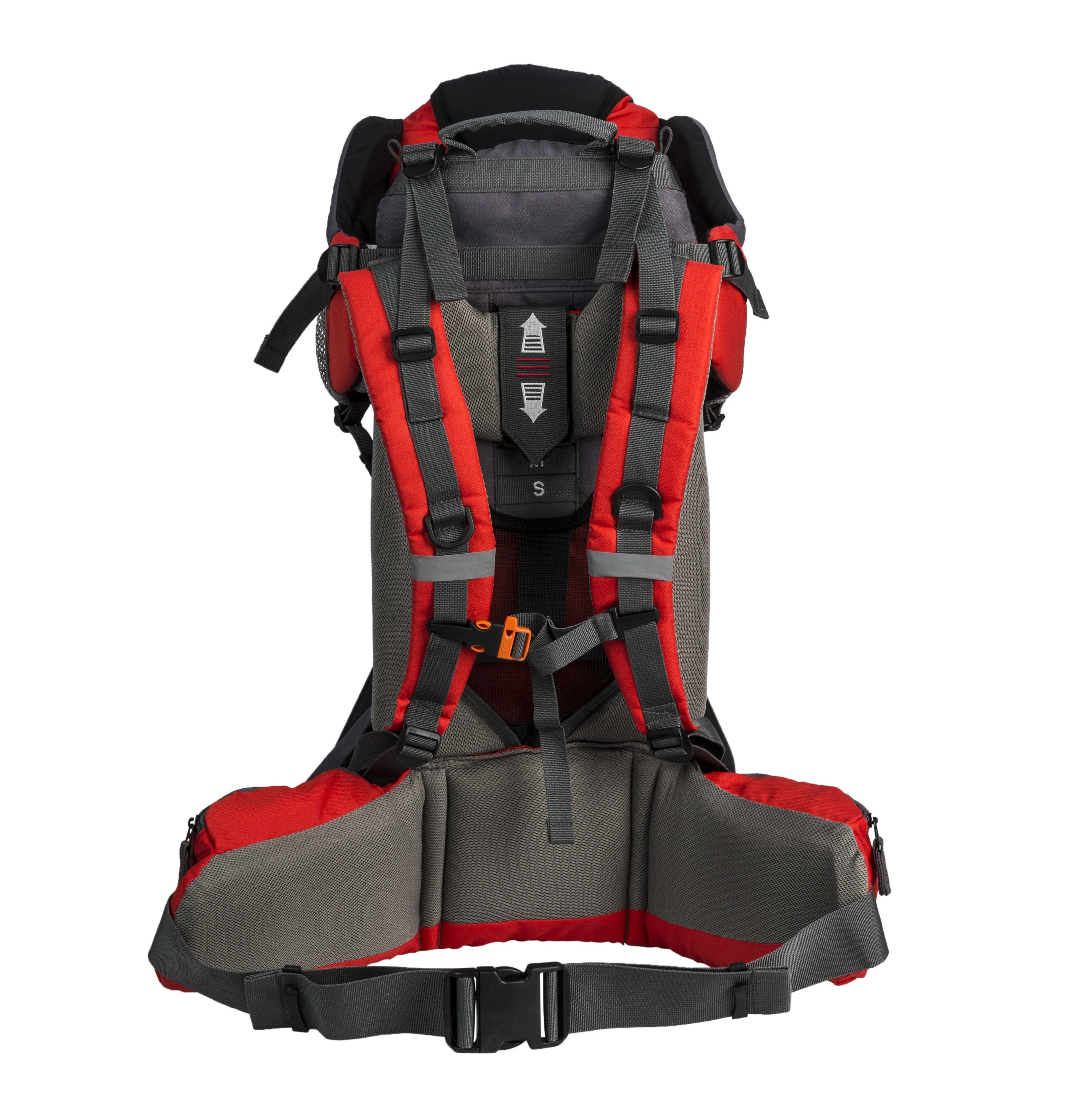 Camping Baby Carrier Backpack Hiking Child Carrier with Stand Frame and Sun Visor