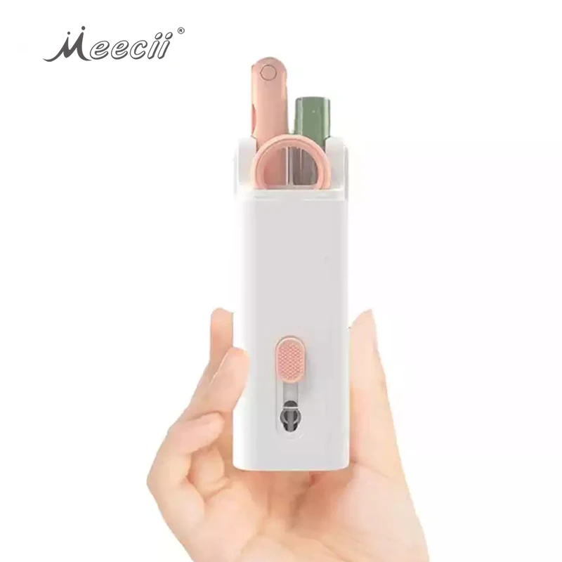 High Quality 6 Colors 7 in 1 Computer Keyboard Screen Cleaning Set Laptop Phone Headset Cleaning Pen Cleaner Kit