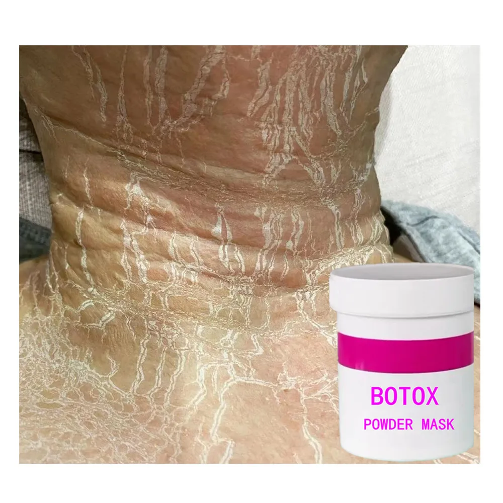 Oem Private Label Anti-aging Tightening Reduce Wrinkles Botox Face Mask Powder For Spa Professional Use