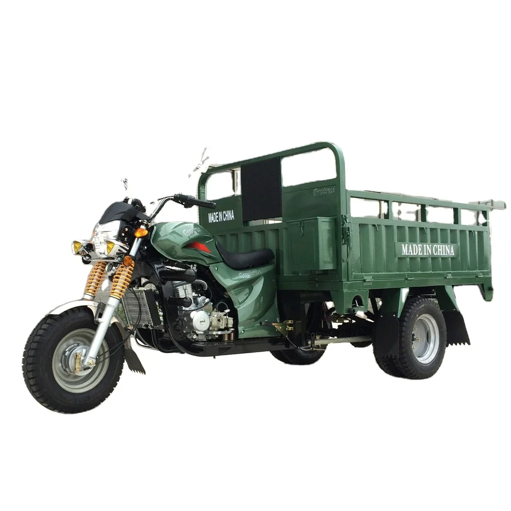 
Big Engine 250cc Displacement Cargo Tricycle with Double Rear Tyres 5 Wheel 