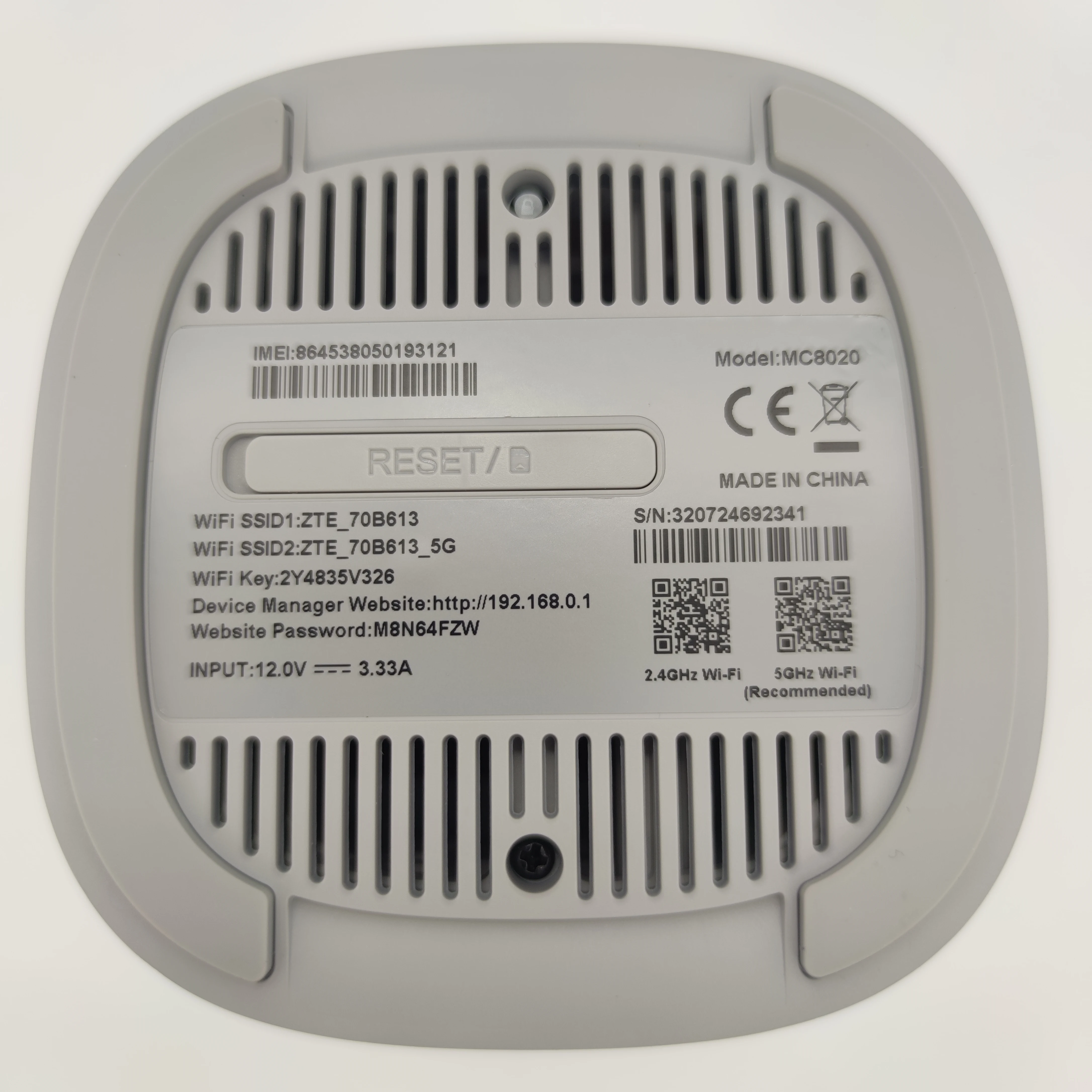 Unlocked ZTE MC8020 5G CPE WIFI router Wireless Router 5g High Quality Indoor WiFi 3.8Gb CPE